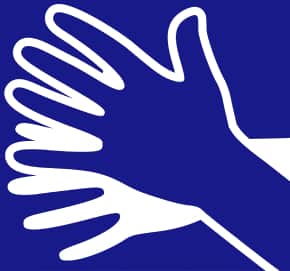 logotipo de lenguaje de signos